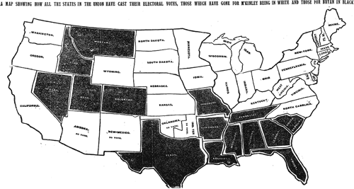1896 Election Map