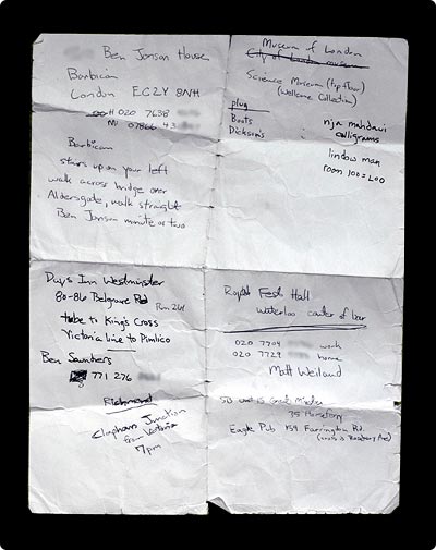 my analog Palm Pilot