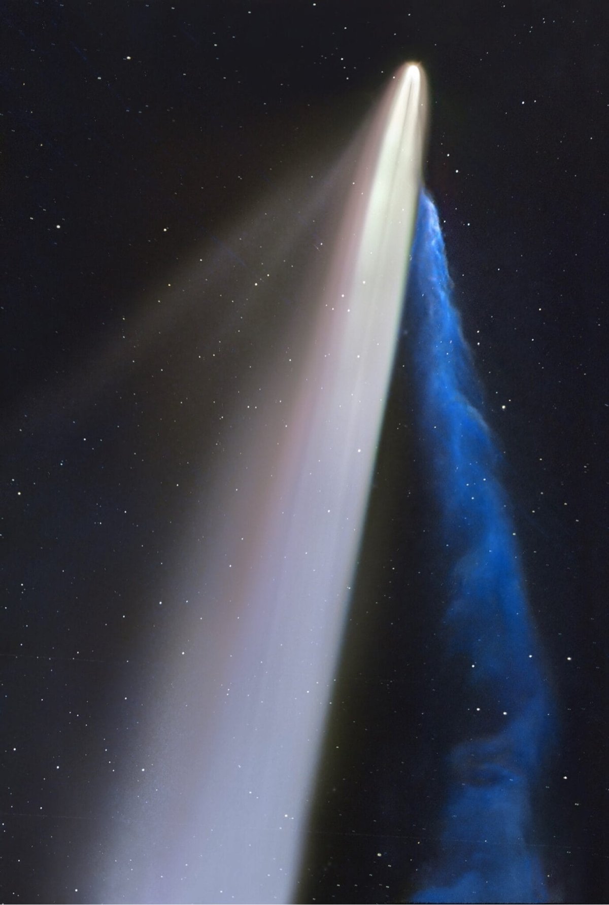 Close-up of a Comet