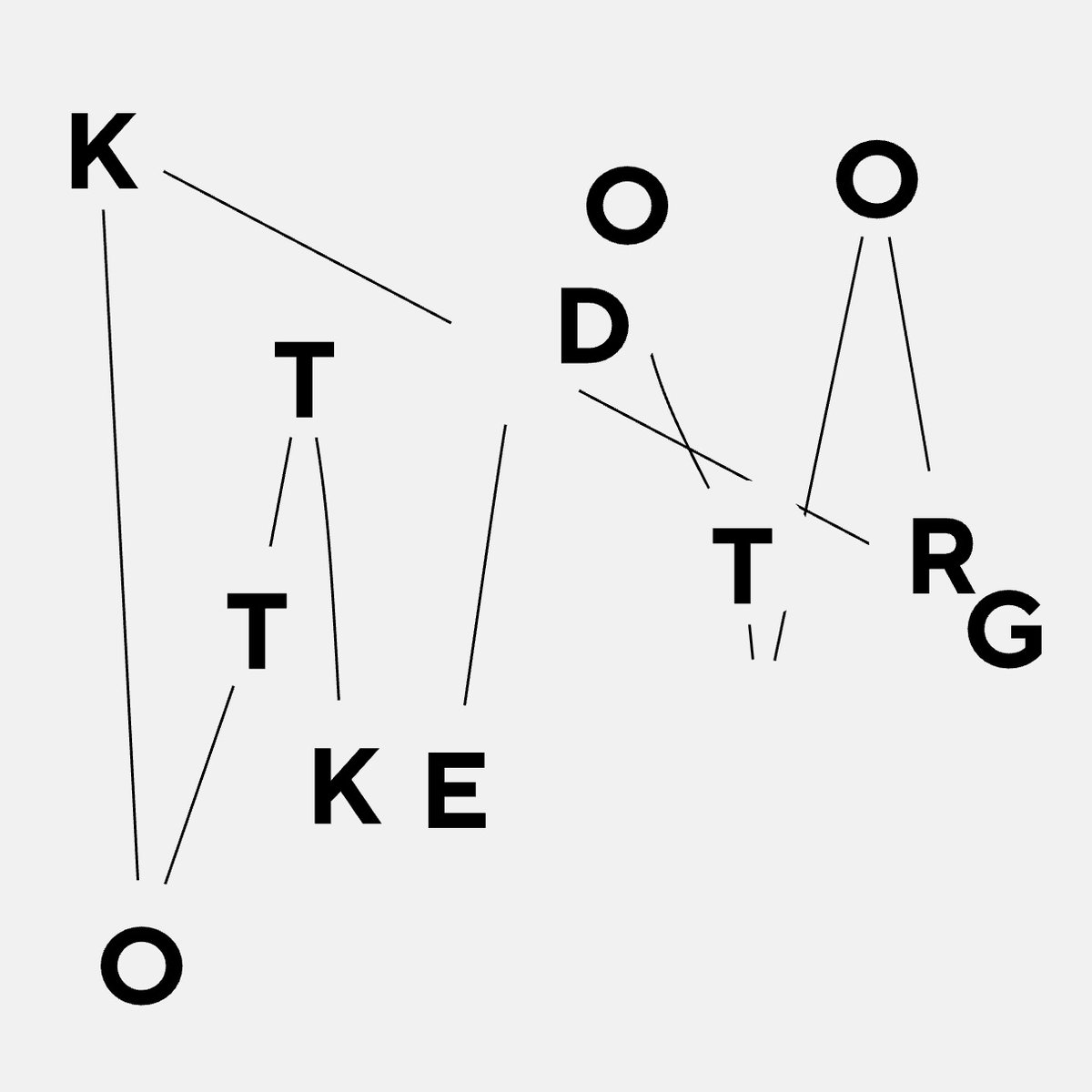 the words 'KOTTKE DOT ORG' connected by lines
