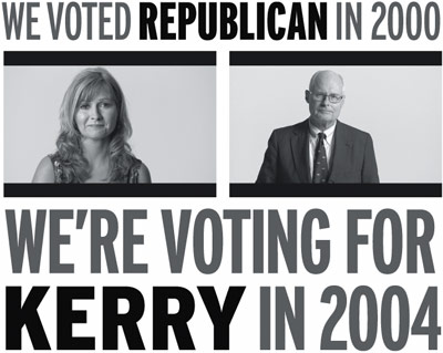 John Kerry Switch ads by Errol Morris