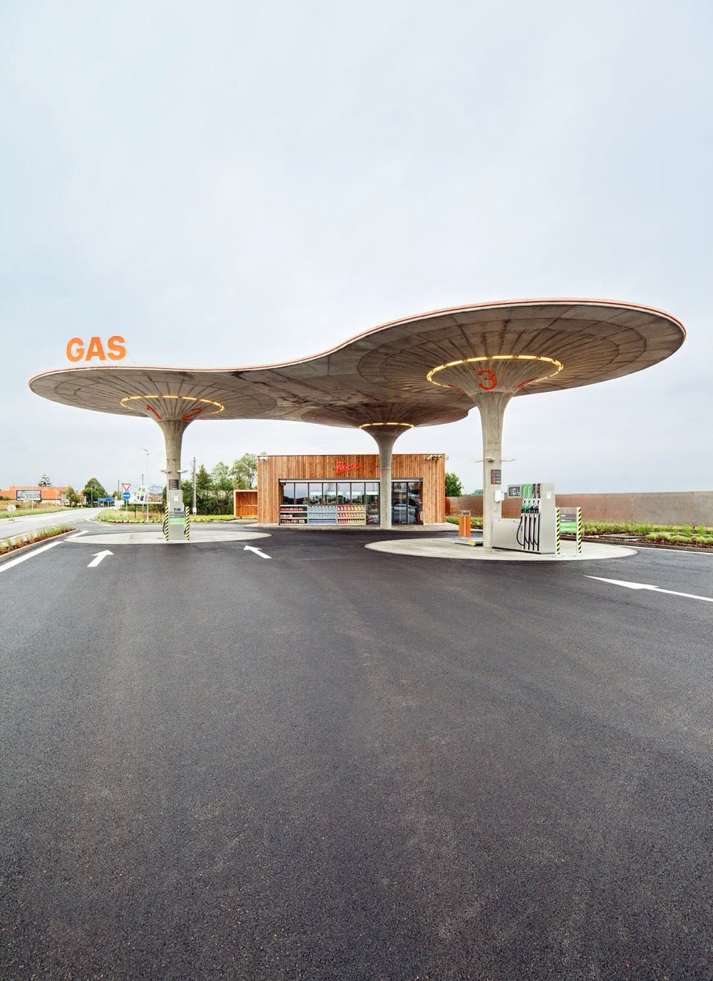 one of the world's most beautiful gas stations
