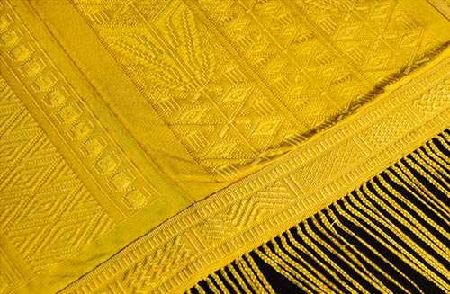 Spider silk tapestry