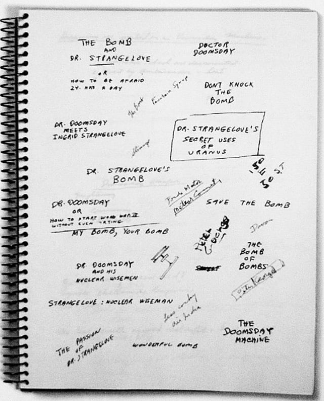 Kubrick Strangelove Titles