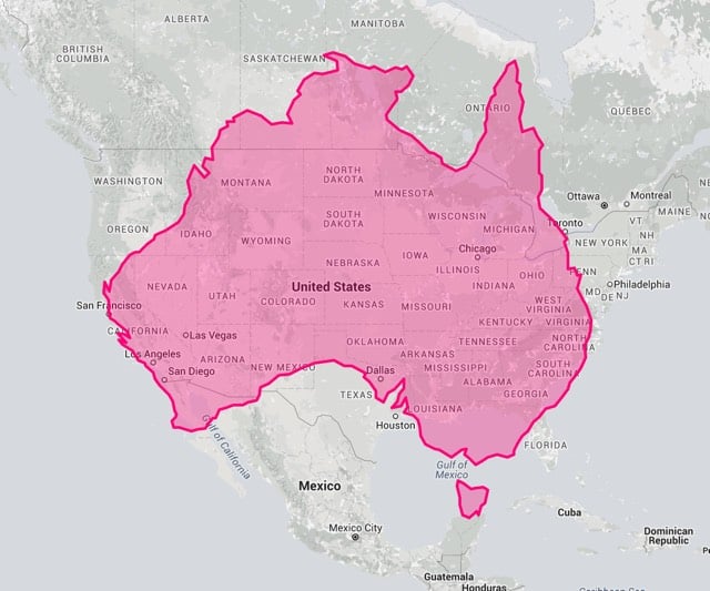 True Size Map