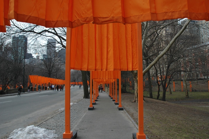 Walking back to the subway