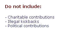 put your illegal kickbacks elsewhere