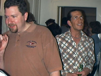 The intently staring pair.