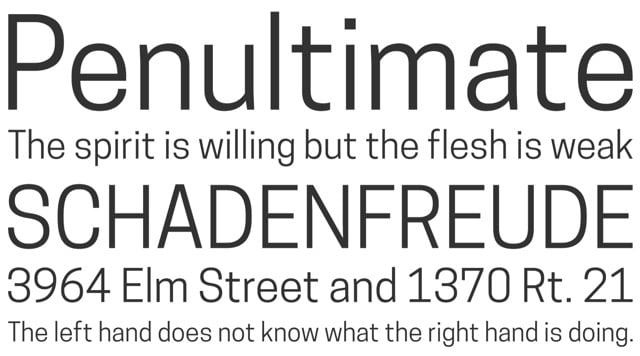 Cooper Hewitt typeface