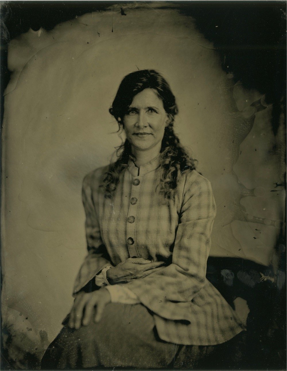 Little Women tintype portrait