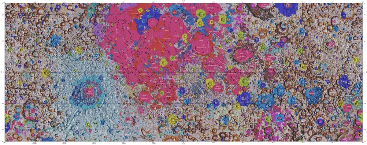 Moon Geological Map