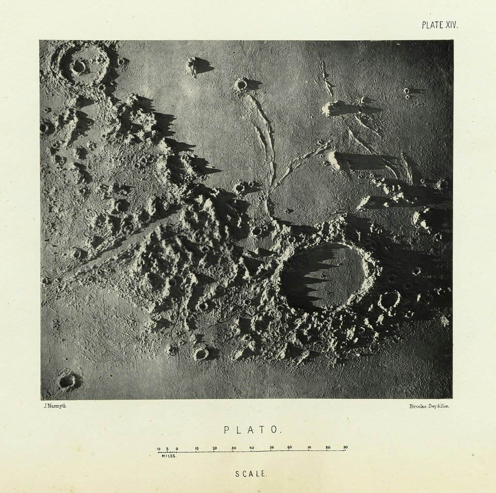 gray moonscape with craters