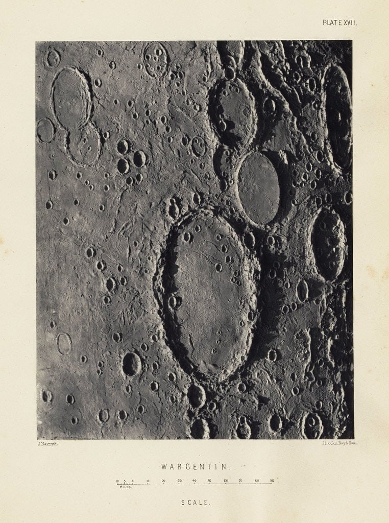 gray moonscape with craters