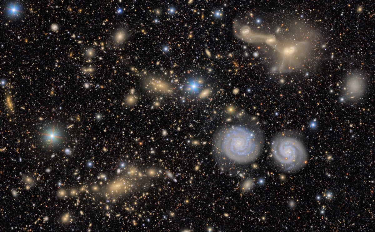 image of many stars and galaxies