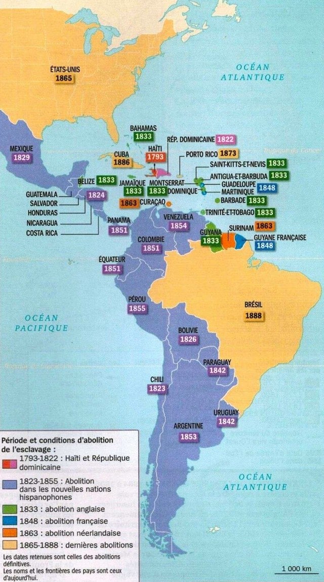 Slavery Abolition Map
