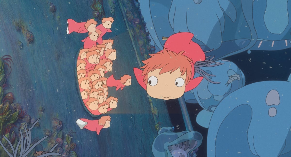 a still from a Studio Ghibli movie featuring Miyazaki's weird little guys