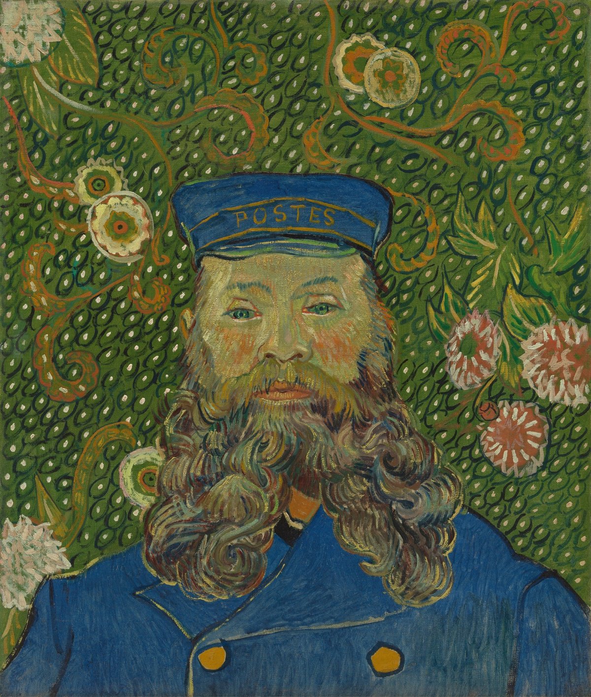 a van Gogh portrait of postman Joseph Roulin