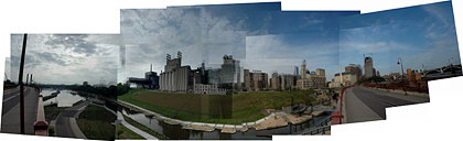 panorama of the Mill City Museum