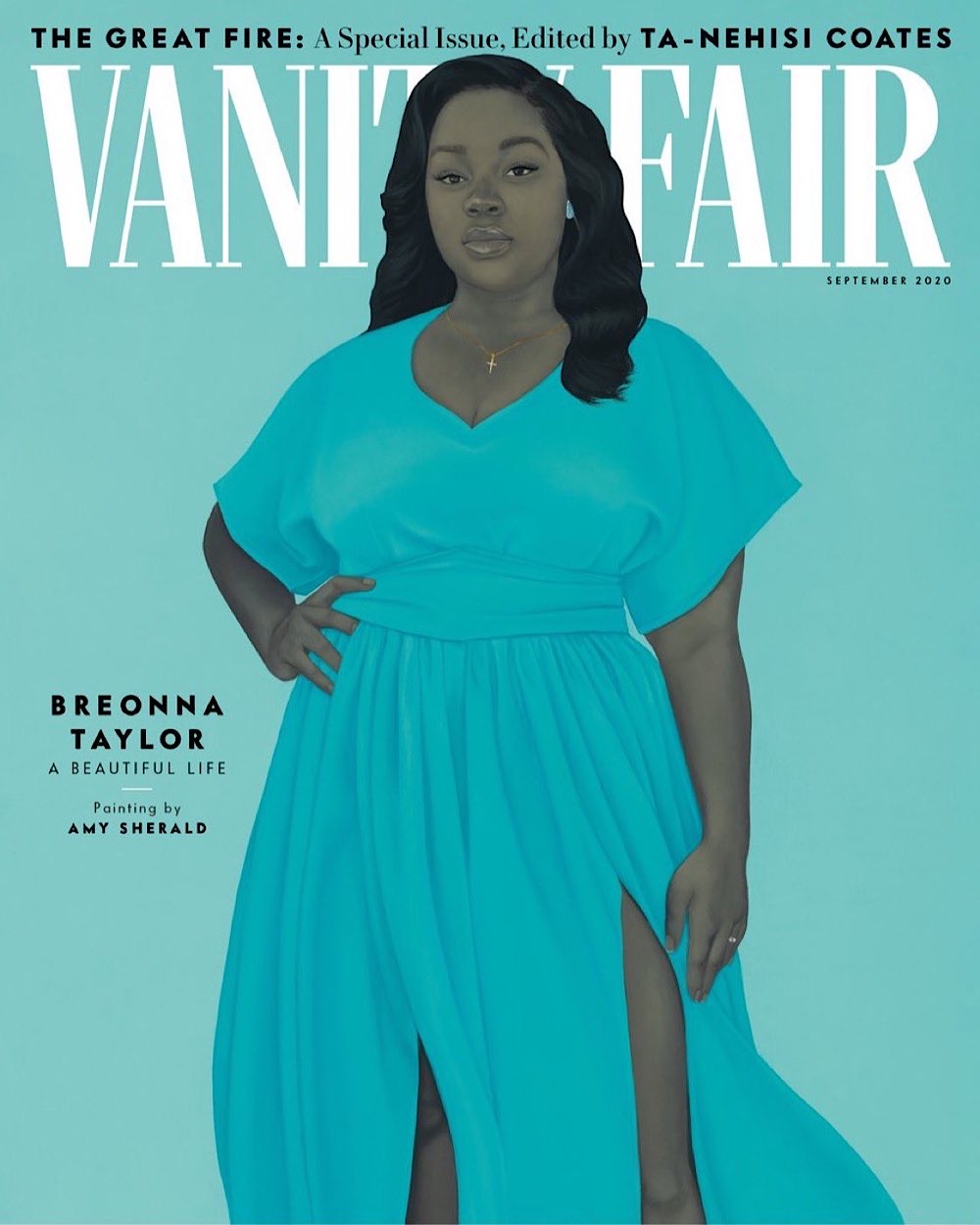 Amy Sherald's portrait of Breonna Taylor