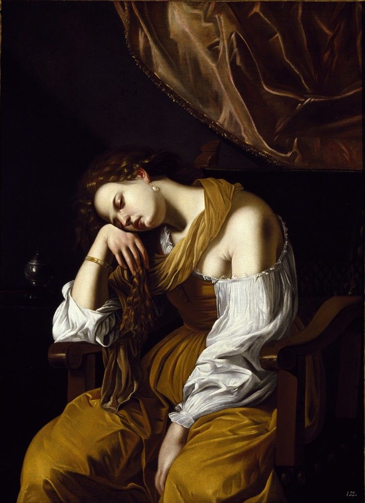 Artemisia Gentileschi, Mary Magdalene as Melancholy