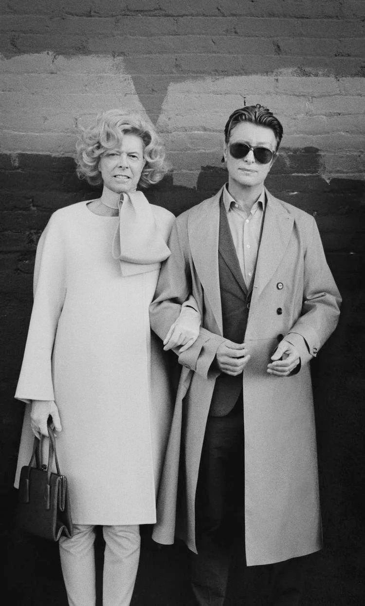 photo of David Bowie and Tilda Swinton with their faces digitally swapped
