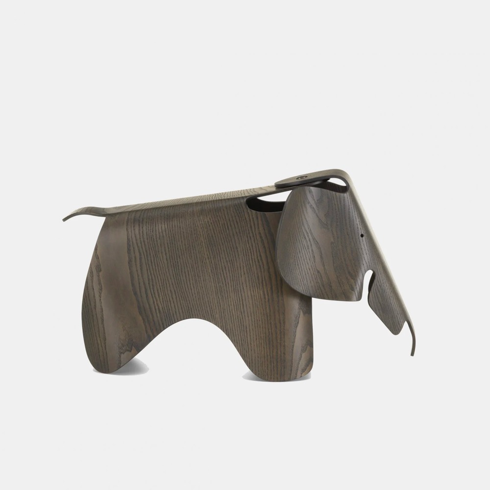 an elephant made of molded plywood