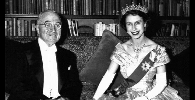 Elizabeth II with Truman