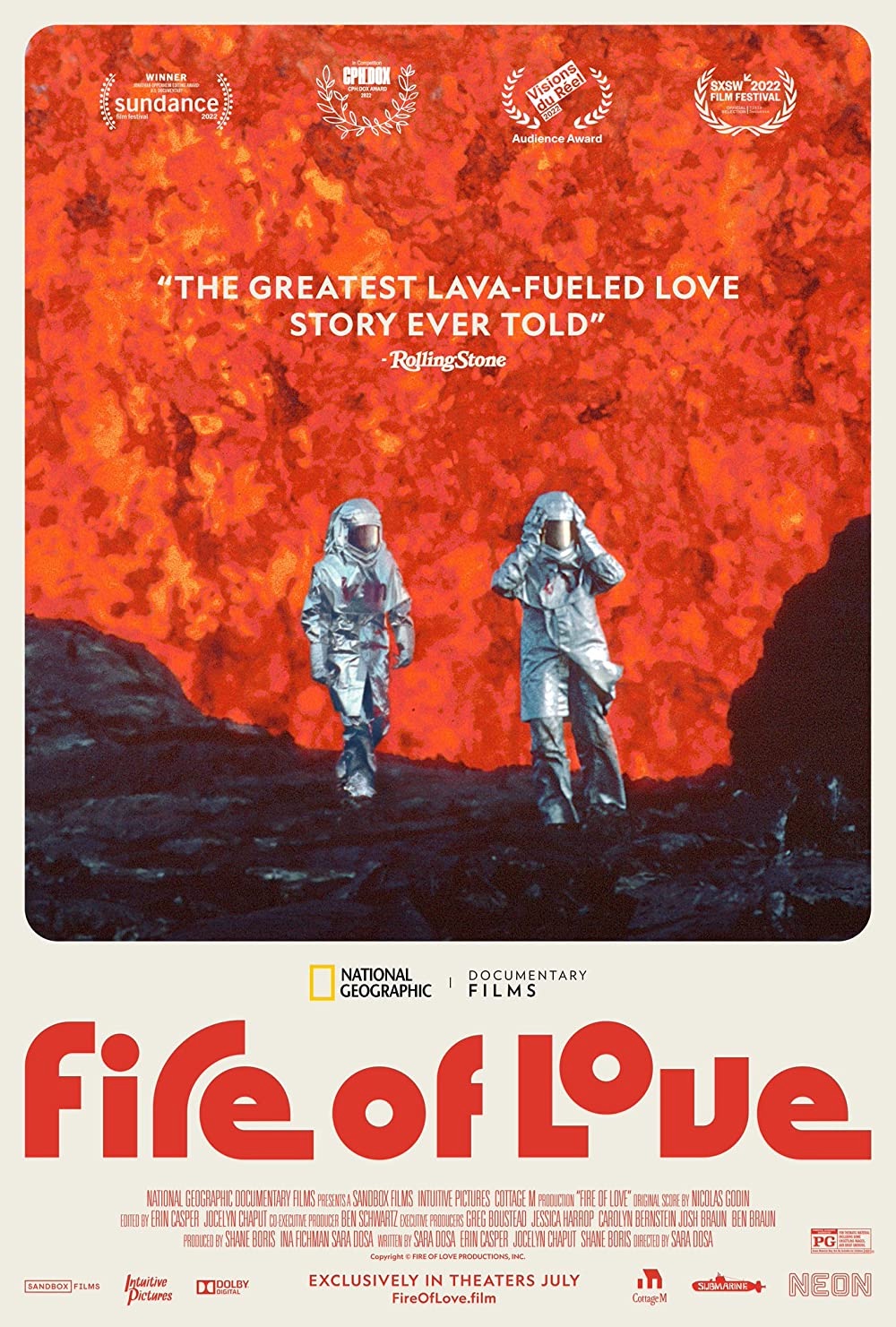 movie poster for Fire of Love