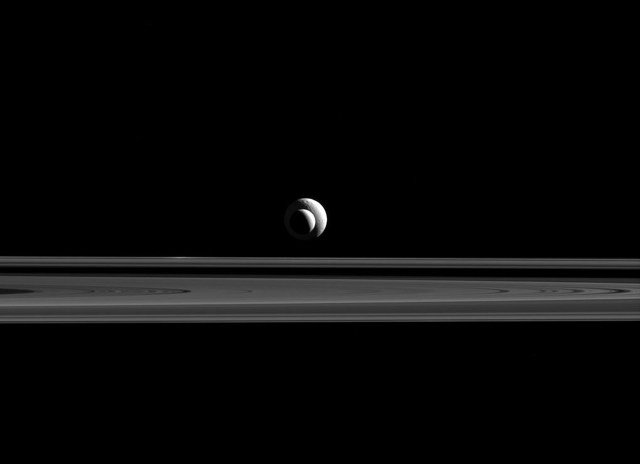 Saturn Two Moons