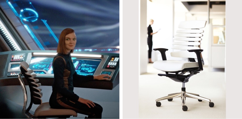 a chair used in Star Trek