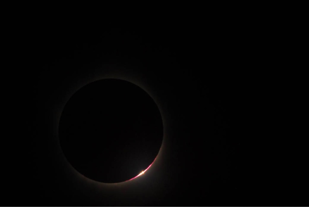 modern photo of a solar eclipse