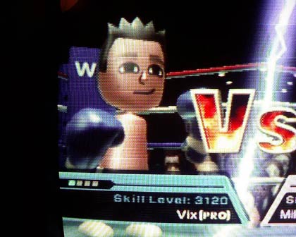 Wii Boxing 3210 score